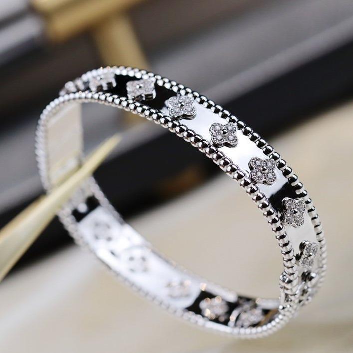 [⭐Maelin]CLOVER BRACELET 8MM DIAMONDS