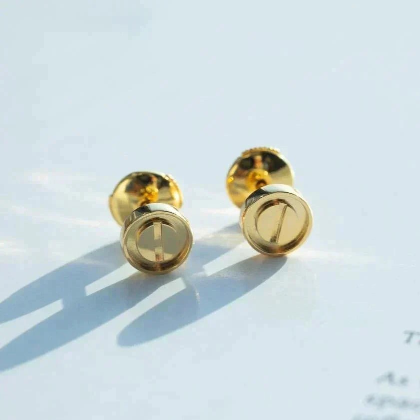 [⭐Maelin]LOVE EARRINGS GOLD 10MM