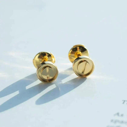 [⭐Maelin]LOVE EARRINGS GOLD 10MM