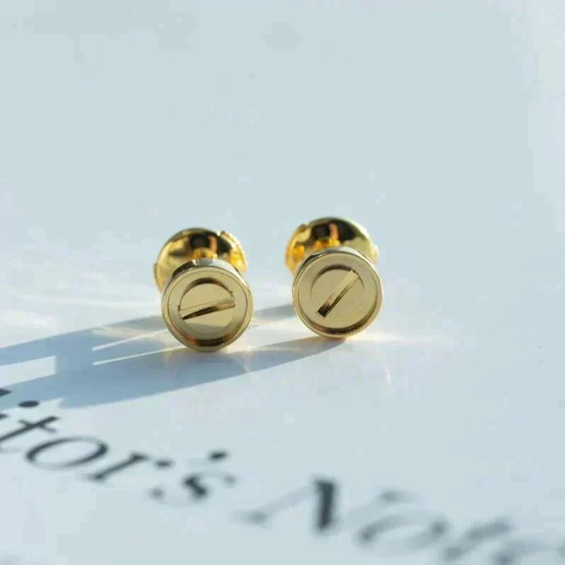 [⭐Maelin]LOVE EARRINGS GOLD 10MM