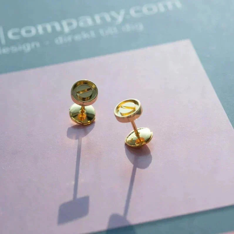 [⭐Maelin]LOVE EARRINGS GOLD 10MM