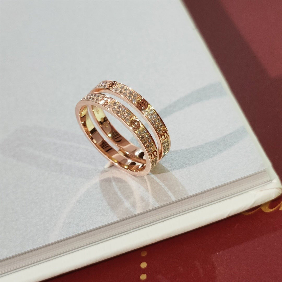 [⭐Maelin]LOVE RING 2.65MM DIAMOND