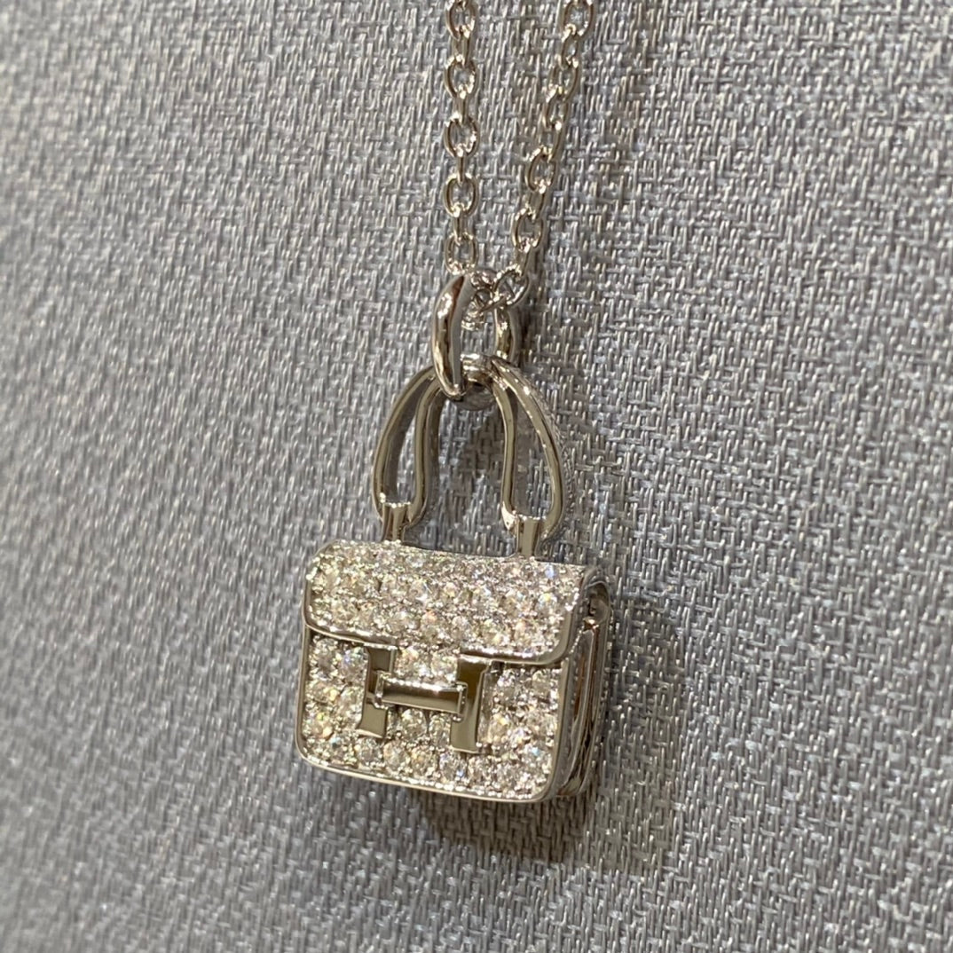 [⭐Maelin]CONSTANCE PEDANT DIAMOND NECKLACE
