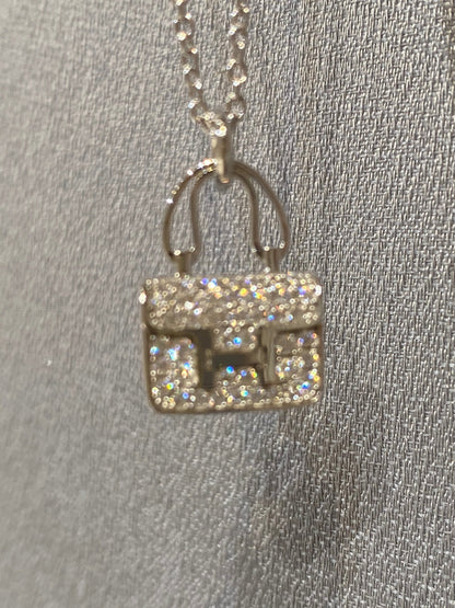 [⭐Maelin]CONSTANCE PEDANT DIAMOND NECKLACE