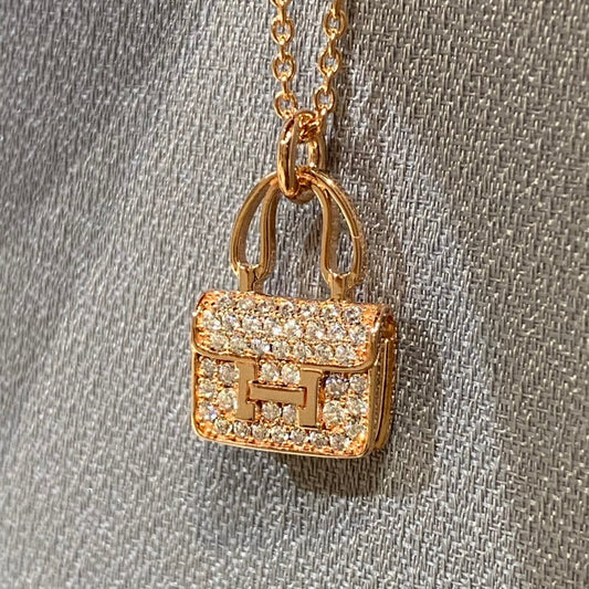 [⭐Maelin]CONSTANCE PEDANT DIAMOND NECKLACE