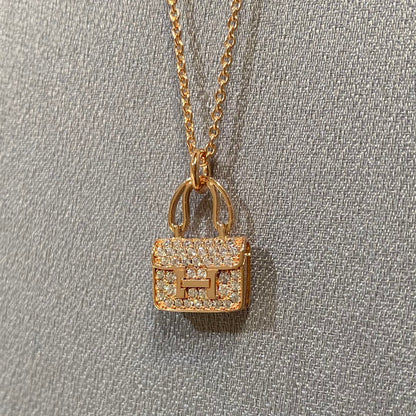 [⭐Maelin]CONSTANCE PEDANT DIAMOND NECKLACE