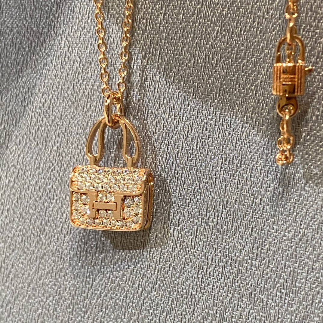 [⭐Maelin]CONSTANCE PEDANT DIAMOND NECKLACE