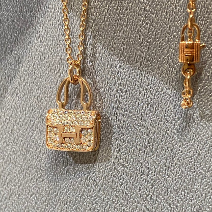 [⭐Maelin]CONSTANCE PEDANT DIAMOND NECKLACE