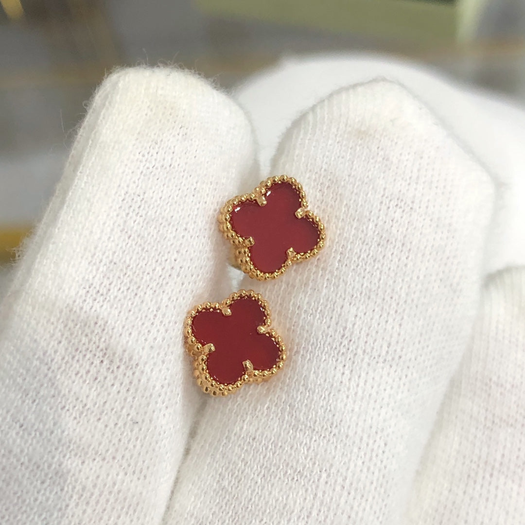 [⭐Maelin]CLOVER MINI GOLD EARRINGS