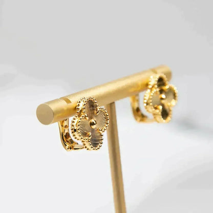 [⭐Maelin]CLOVER MEDIUM 1 MOTIFS LASER EARRINGS
