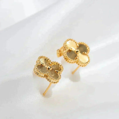 [⭐Maelin]CLOVER MEDIUM 1 MOTIFS LASER EARRINGS