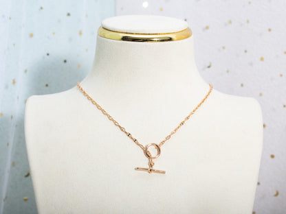 [⭐Maelin]ECHAPPEE NECKLACE PINK GOLD