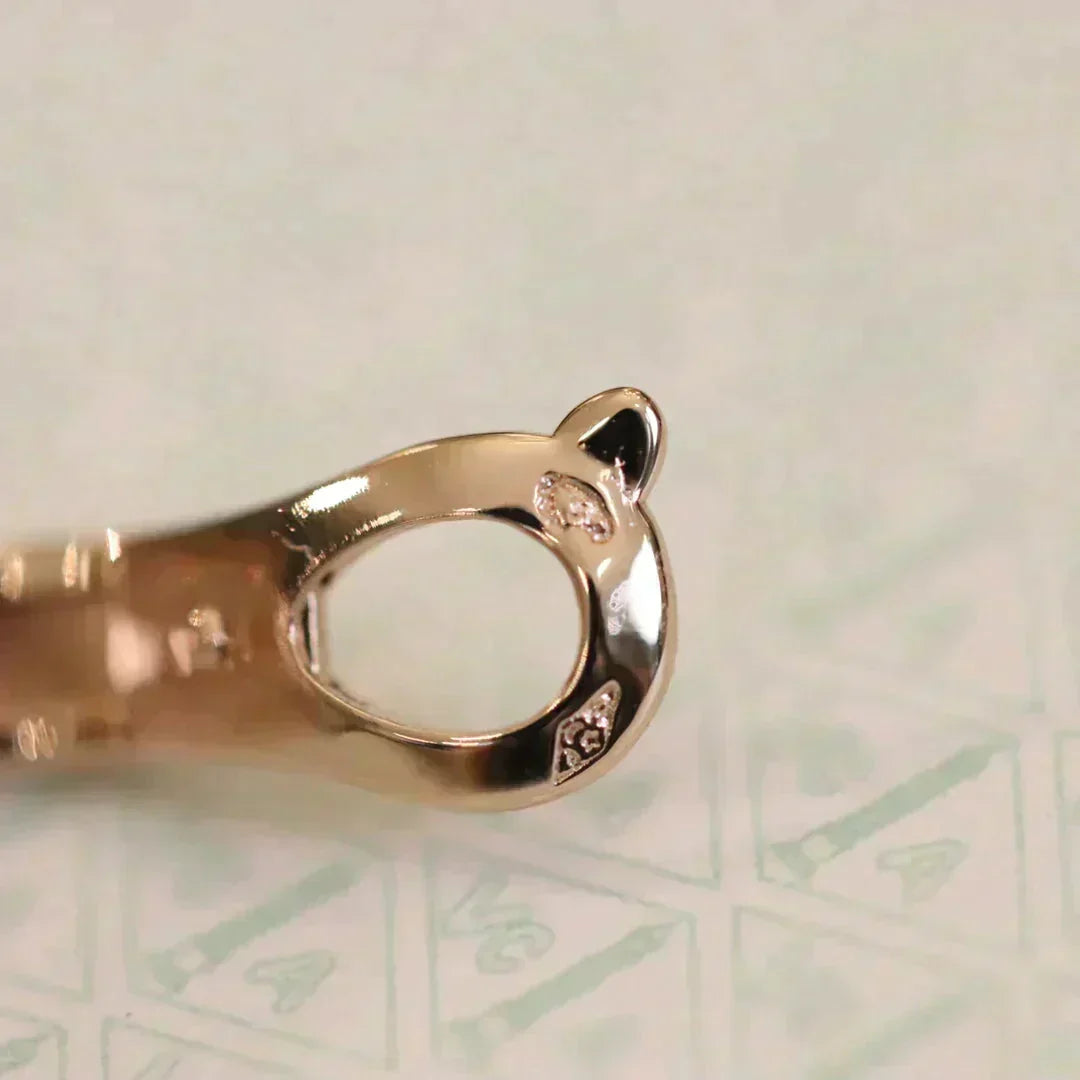 [⭐Maelin]CLOVER MEDIUM 1 MOTIFS FUll DIAMOND EARRINGS