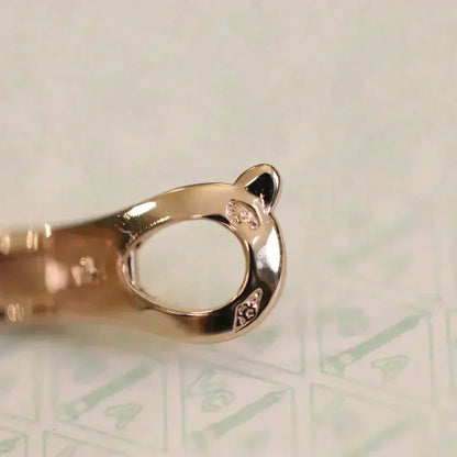 [⭐Maelin]CLOVER MEDIUM 1 MOTIFS FUll DIAMOND EARRINGS