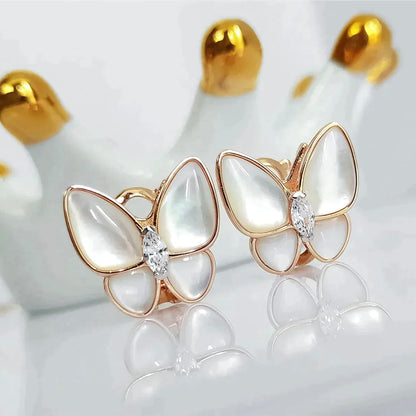 [⭐Maelin]BUTTERFLY MOP DIAMOND EARRINGS