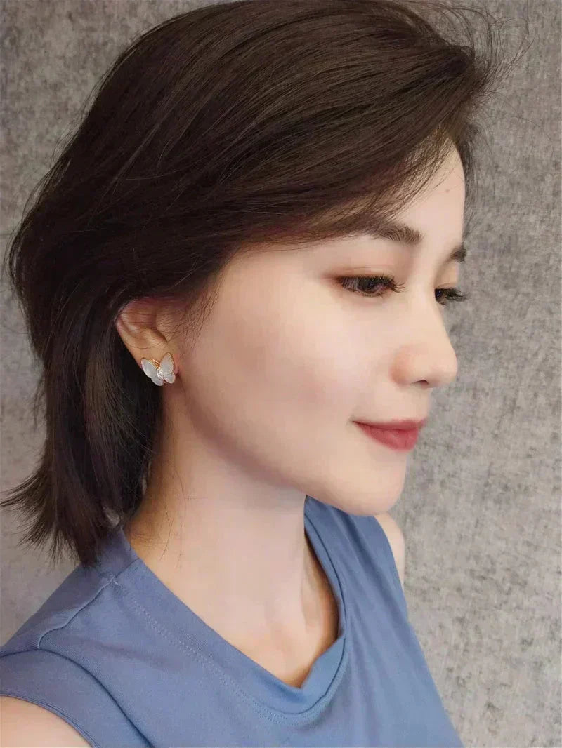 [⭐Maelin]BUTTERFLY MOP DIAMOND EARRINGS