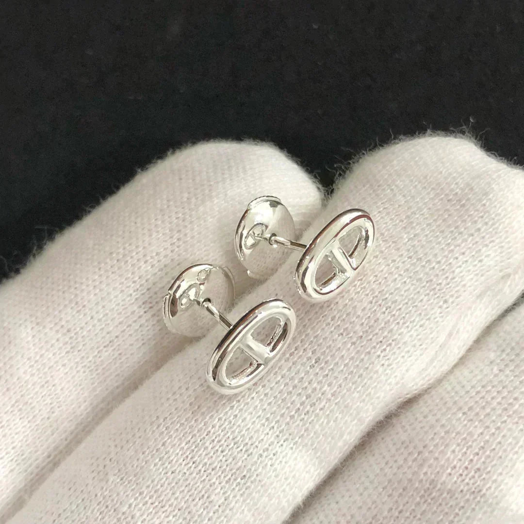[⭐Maelin]CHAINE SMALL EARRINGS GOLD AND SILVER