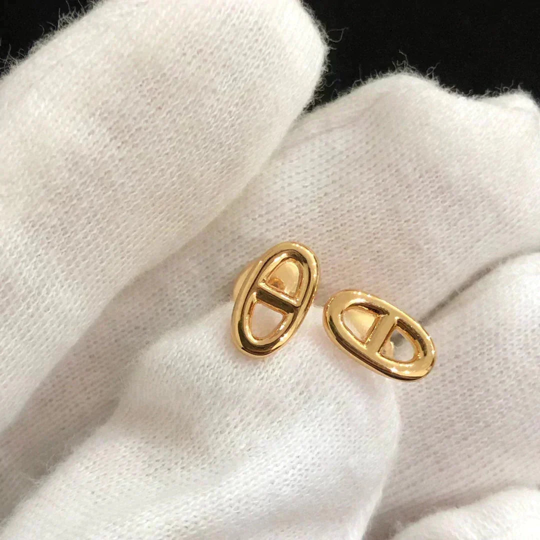 [⭐Maelin]CHAINE SMALL EARRINGS GOLD AND SILVER