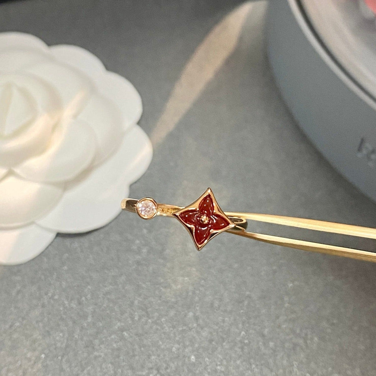[⭐Maelin]STAR 1 DIAMOND OPEN RING