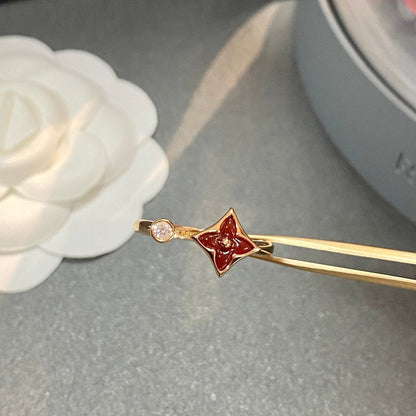 [⭐Maelin]STAR 1 DIAMOND OPEN RING
