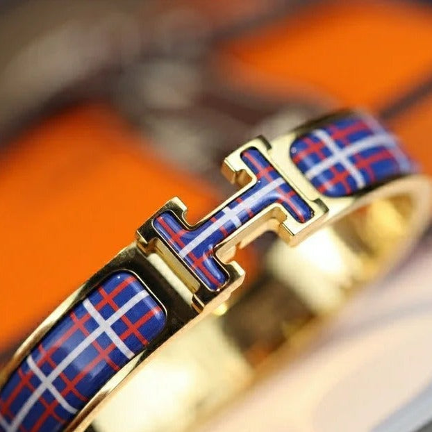 [⭐Maelin]H TARTAN BRACELET 12MM