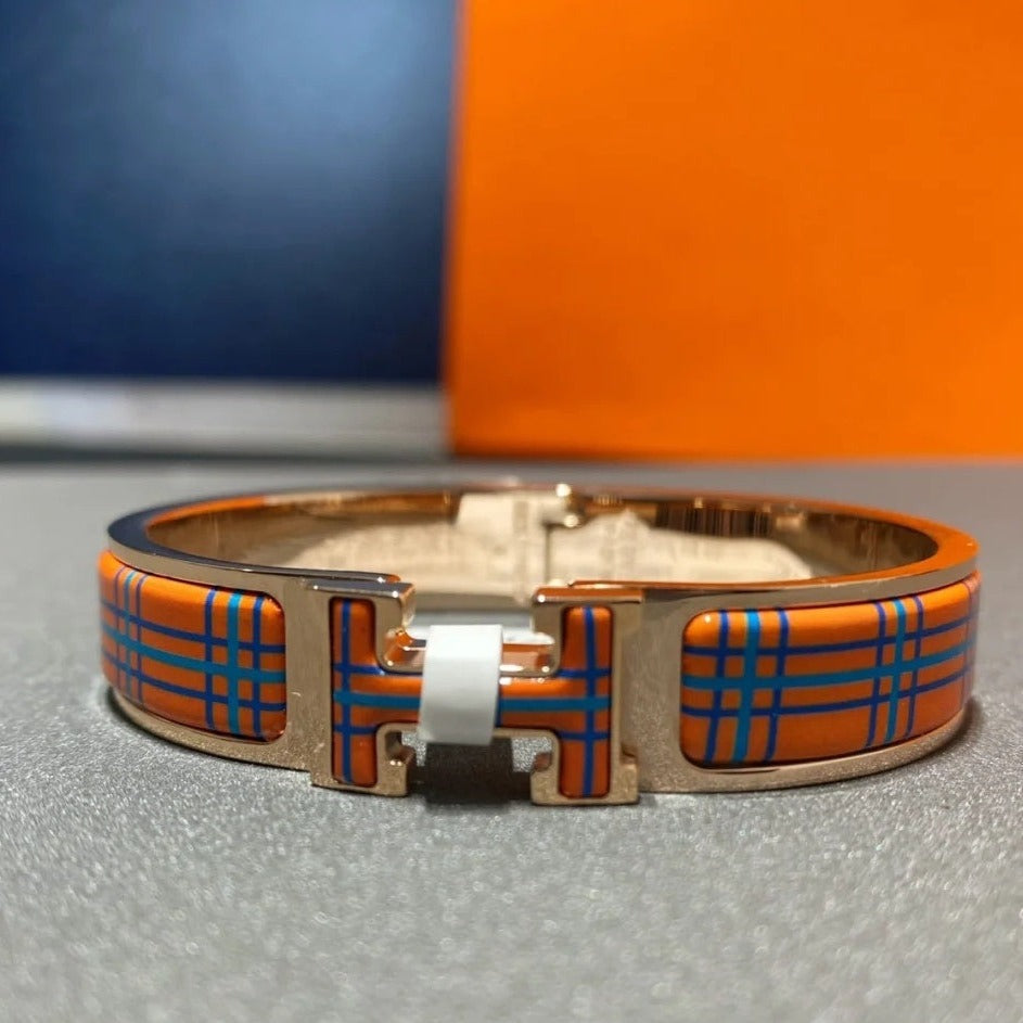 [⭐Maelin]H TARTAN BRACELET 12MM