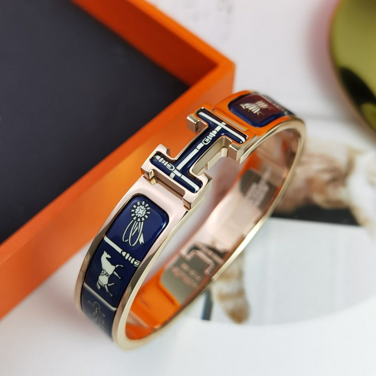 [⭐Maelin]H COUVERTURES DARK BLUE BRACELET