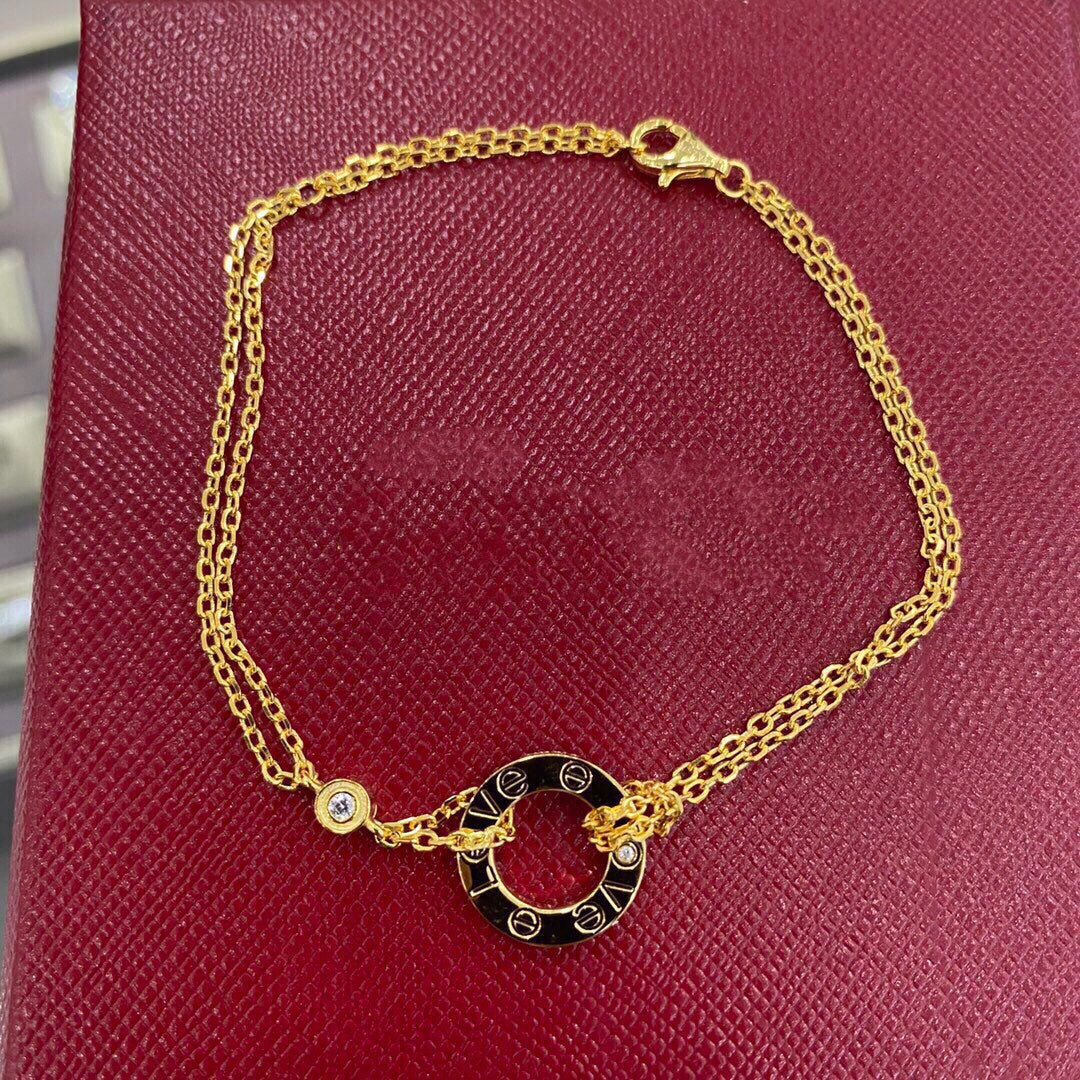 [⭐Maelin]LOVE BRACELET 2 DIAMOND