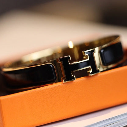 [⭐Maelin]H BRACELET 12MM GOLD