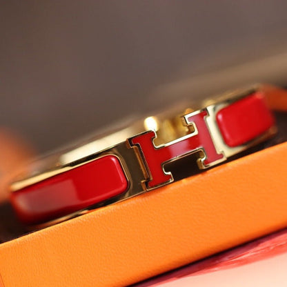 [⭐Maelin]H BRACELET 12MM GOLD