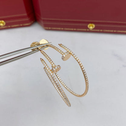 [⭐Maelin]JUSTE EARRINGS FULL DIAMONDS 1.8MM