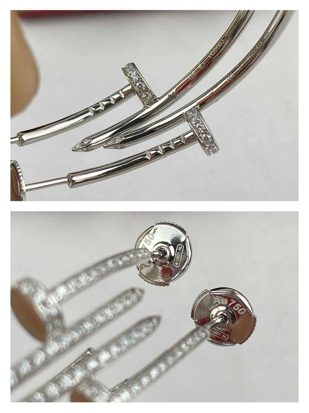 [⭐Maelin]JUSTE EARRINGS FULL DIAMONDS 1.8MM