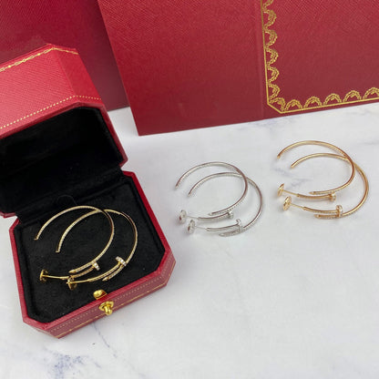 [⭐Maelin]JUSTE EARRINGS FULL DIAMONDS 1.8MM