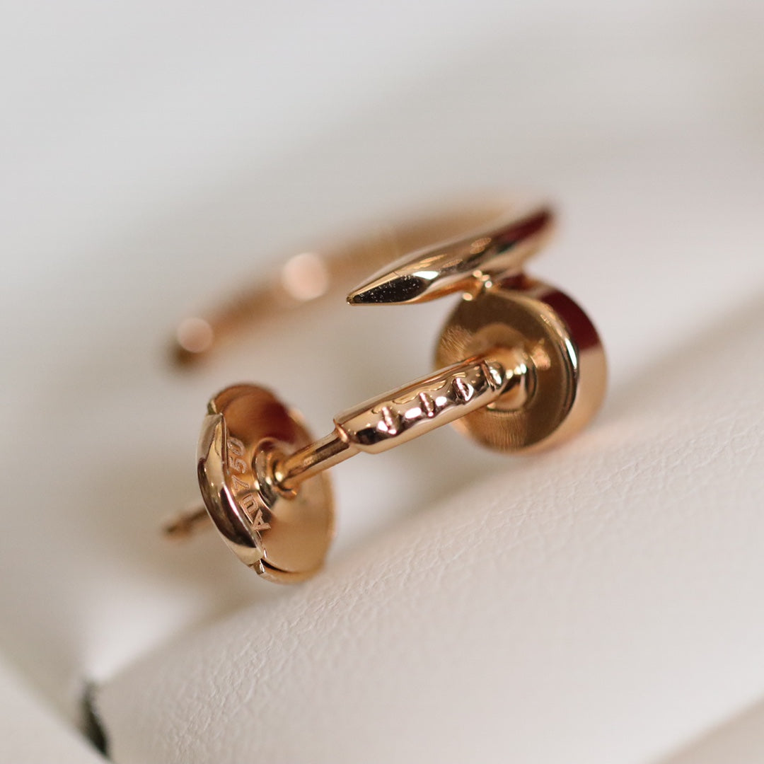 [⭐Maelin]JUSTE EARRINGS PINK GOLD