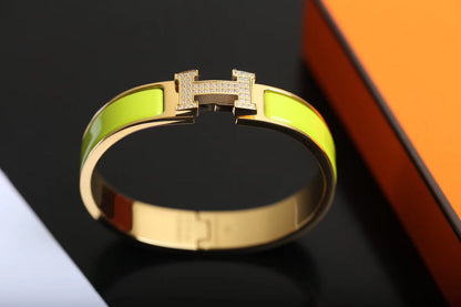[⭐Maelin]H BRACELET GOLD DIAMOND