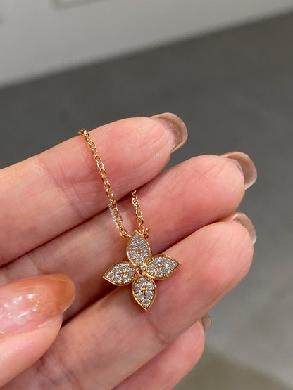 [⭐Maelin]STAR DIAMOND NECKALCE