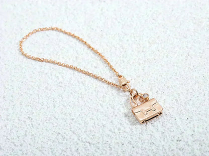 [⭐Maelin]AMULETTE PEDANT ROSE GOLD NECKLACE