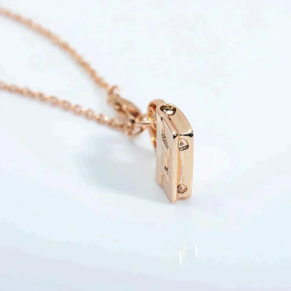 [⭐Maelin]AMULETTE PEDANT ROSE GOLD NECKLACE