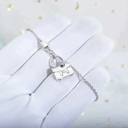 [⭐Maelin]AMULETTE PEDANT SILVER NECKLACE