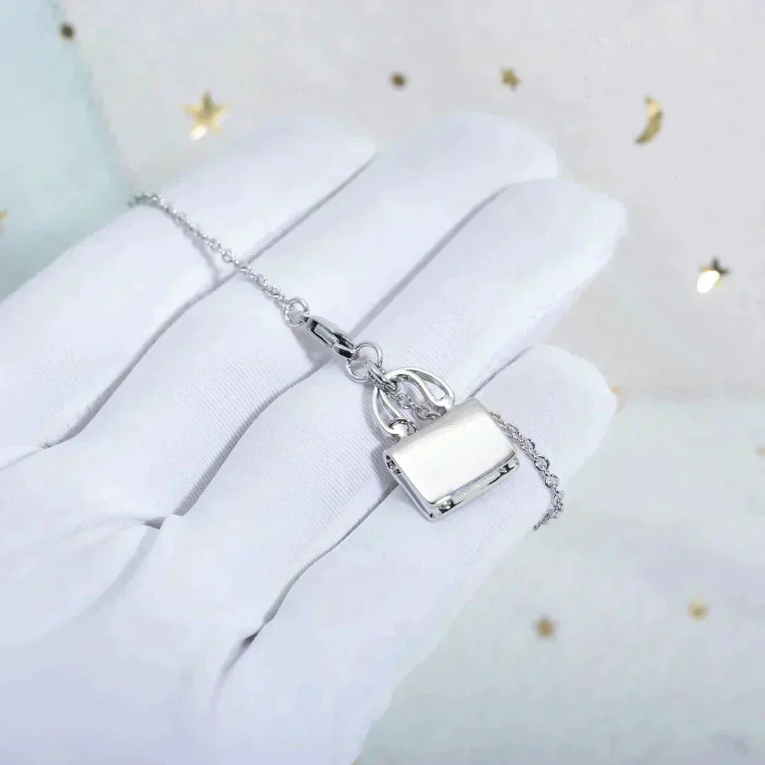 [⭐Maelin]AMULETTE PEDANT SILVER NECKLACE
