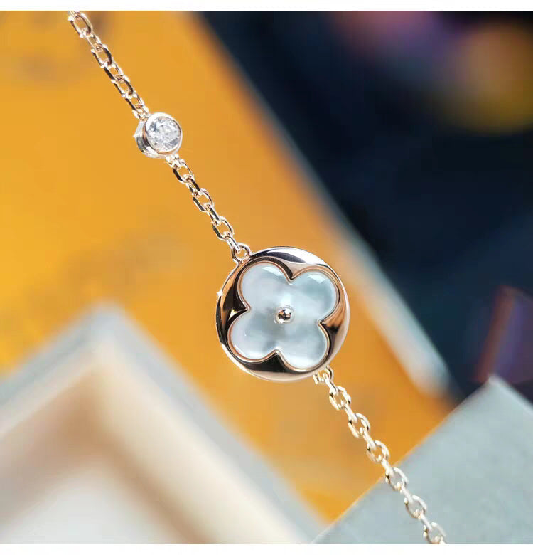 [⭐Maelin]SUN MOP GOLD 1 DIAMOND NECKLACE