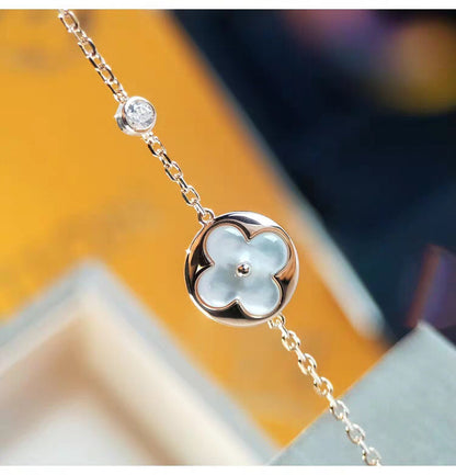 [⭐Maelin]SUN MOP GOLD 1 DIAMOND NECKLACE