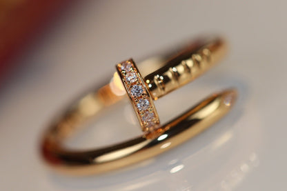 [⭐Maelin]JUSTE RING 2.65MM GOLD DIAMOND