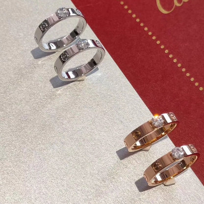 [⭐Maelin]LOVE RING 3.6MM 1 BIG DIAMOND