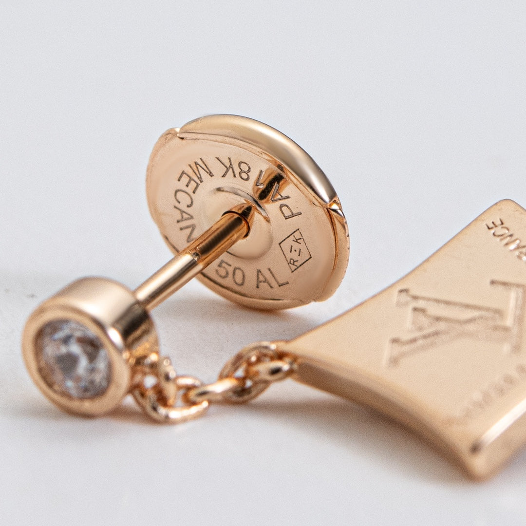 [⭐Maelin]STAR DIAMONDS EARRINGS GOLD