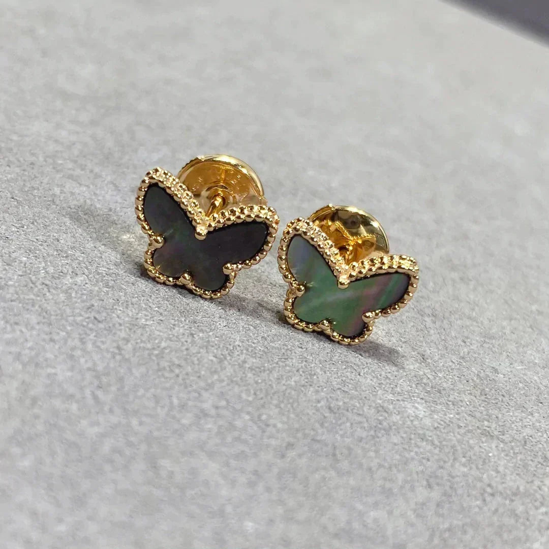 [⭐Maelin]BUTTERFLY DARK MOP  EARRINGS