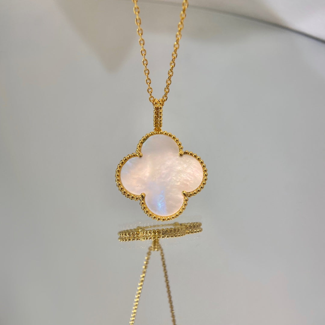 [⭐Maelin]CLOVER 25MM MOP LARGE PENDANT NECKLACE