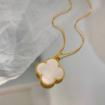 [⭐Maelin]CLOVER 25MM MOP LARGE PENDANT NECKLACE