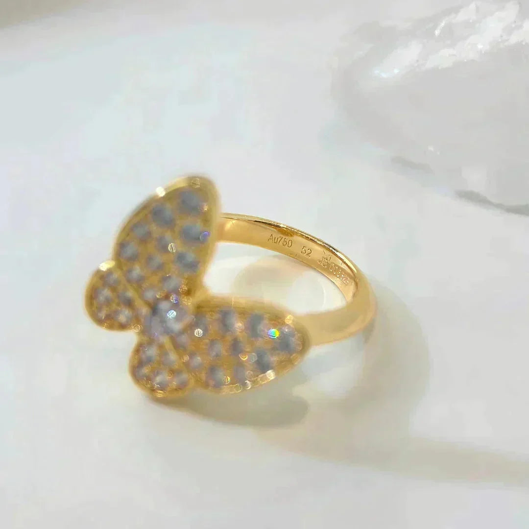 [⭐Maelin]BUTTERFLY DIAMOND RING