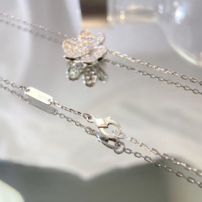 [⭐Maelin]FLOWER DIAMOND NECKLACE